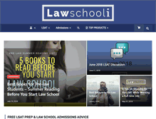 Tablet Screenshot of lawschooli.com